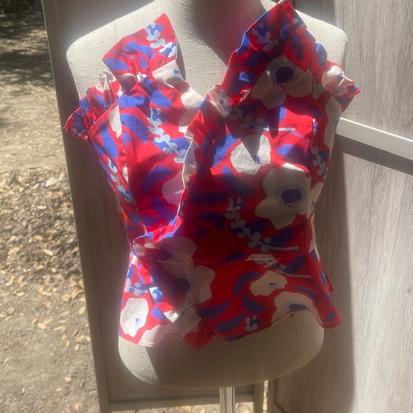 Hutch strapless ruffle top from Anthropologie size 8, NWTs - Picture 4 of 8